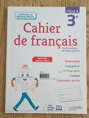 French Exercise book